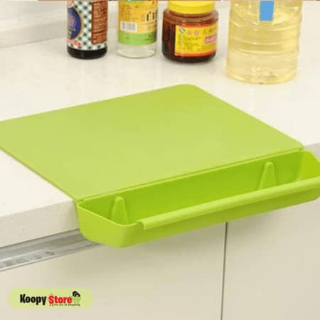 CleanCut® 🍽️: Tabla Para Picar Con Soporte Desmontable