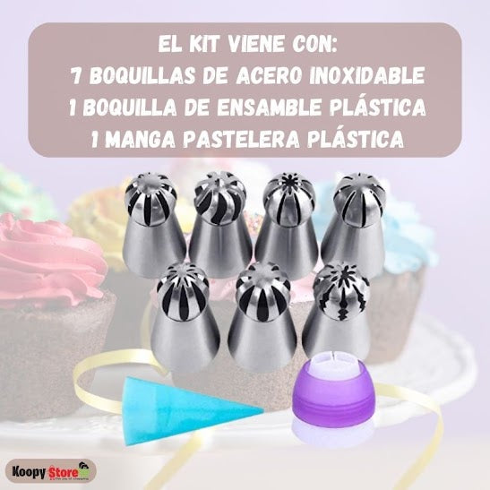 Baking Furnace®: Kit de Boquillas Premium 🧁