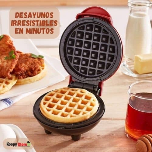 QuickWaffle®: Mini waflera eléctrica