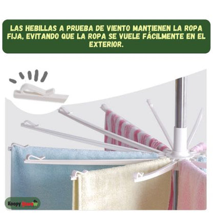 EcoDry Rack®: TENDEDERO PLEGABLE DE 3 CAPAS