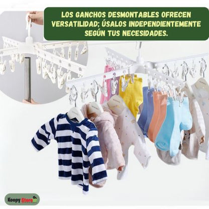 EcoDry Rack®: TENDEDERO PLEGABLE DE 3 CAPAS