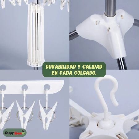 EcoDry Rack®: TENDEDERO PLEGABLE DE 3 CAPAS