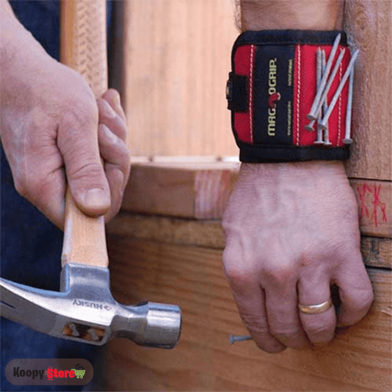 ToolHold®: Brazalete Magnético para Herramientas